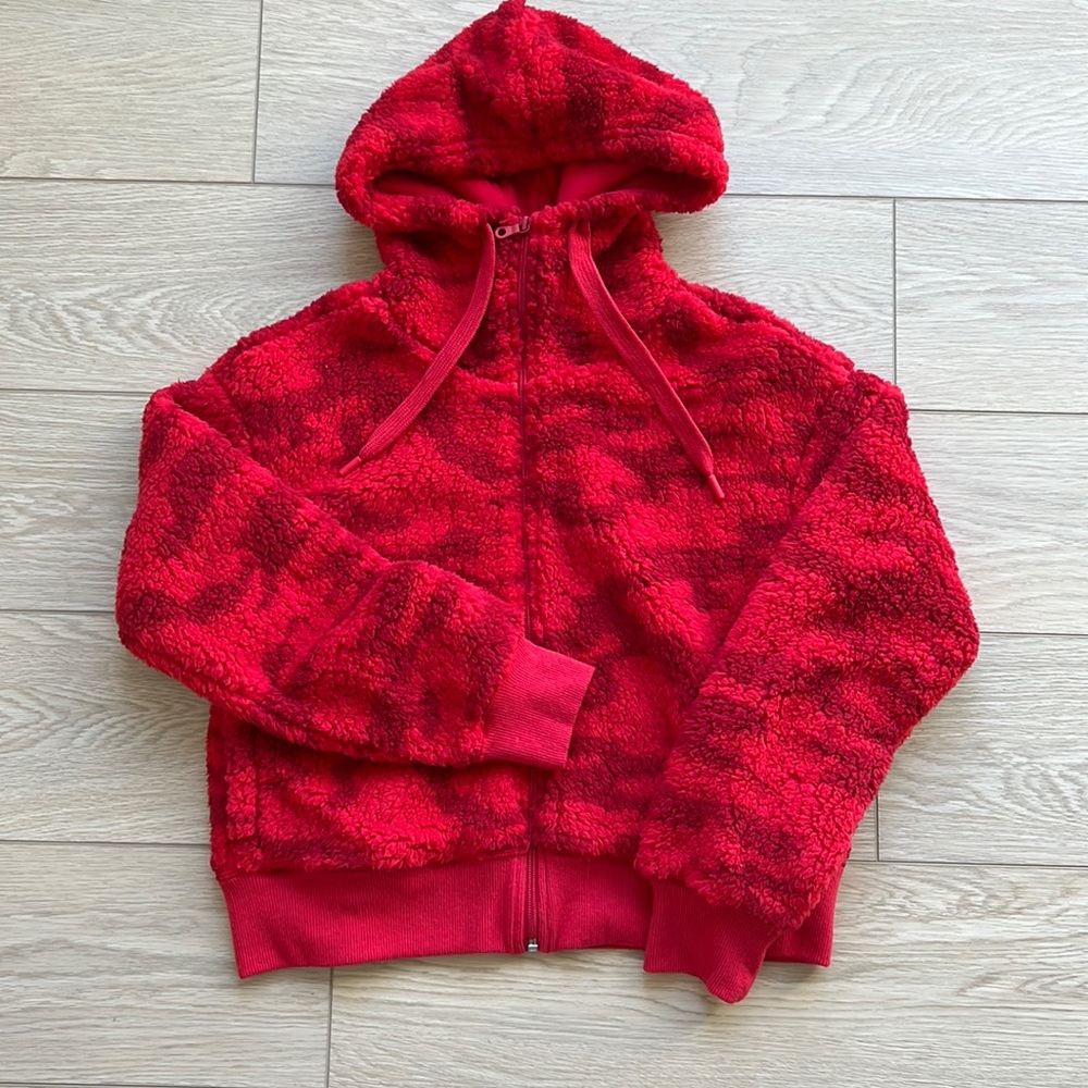 Aerie | Fleece Red Hoodie